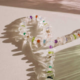 Rich and colorful multi-gemstone beaded handmade necklace